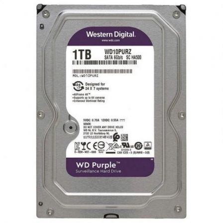 Western Digital WD Purple WD10PURZ 1TB Disco Duro 3.5" SATA III 64MB para Vigilancia Western Digital WD Purple WD10PURZ 1TB Disco Duro 3.5" SATA III 64MB para Vigilancia